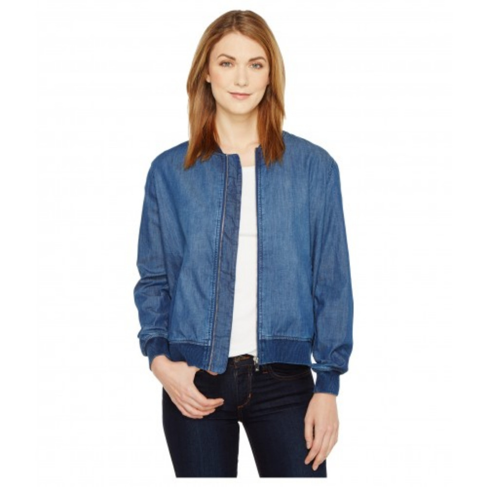 TWO by Vince Camuto denim bomber jacket